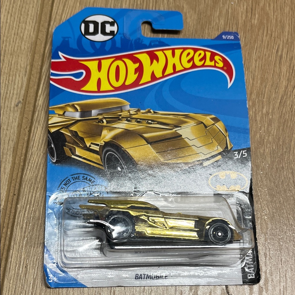 DC Comics Hot Wheels Gold Batmobile